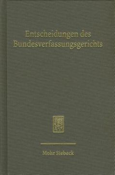 portada Entscheidungen Des Bundesverfassungsgerichts (Bverfge): Registerband Zu Den Entscheidungen Des Bundesverfassungsgerichts, Band 131-140 (en Alemán)