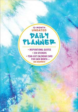 portada 12-Month Undated Daily Planner (en Inglés)