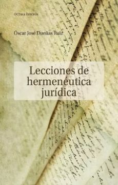 portada Lecciones de Hermeneutica Juridica