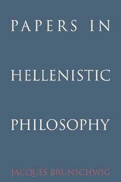 portada Papers in Hellenistic Philosophy (en Inglés)