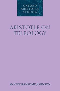 portada Aristotle on Teleology (Oxford Aristotle Studies Series) (en Inglés)