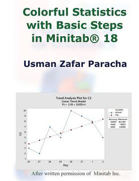 portada Colorful Statistics With Basic Steps in Minitab® 18 (en Inglés)