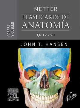 portada Netter. Flashcards de Anatomia. Cabeza y Cuello (6ª Ed. )