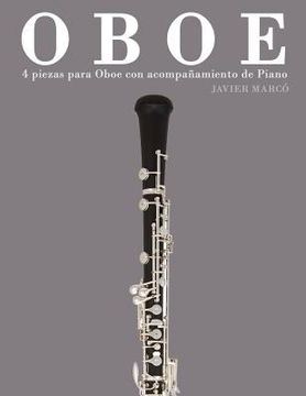 portada Oboe: 4 Piezas Para Oboe Con Acompañamiento de Piano