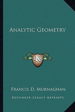 portada analytic geometry (in English)