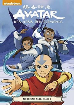 portada Avatar: Der Herr der Elemente Comicband 14: Nord und süd 1 (en Alemán)