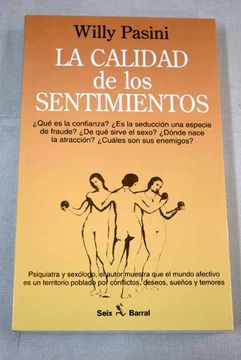 portada La Calidad de los Sentimientos (in Spanish)
