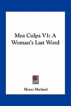 portada mea culpa v1: a woman's last word (in English)