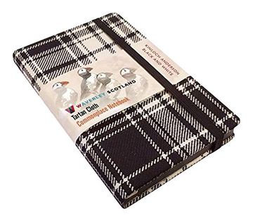 portada Black and White Tartan: Pocket: 14 x 9cm: Scottish Traditions: Waverley Genuine Tartan Cloth Commonplace Not (Waverley Scotland Tartan Cloth Nots)