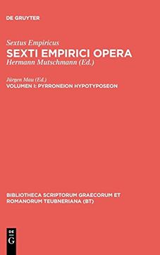 portada Pyrroneion Hypotyposeon (en Ancient Greek)