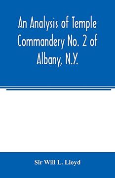 portada An Analysis of Temple Commandery no. 2 of Albany, N. Y. (in English)