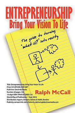 portada entrepreneur? bring your vision to life: the guide for christian entrepreneurs to turn what if into reality (in English)
