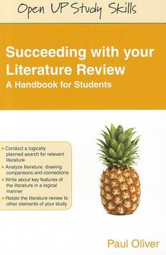 portada succeeding with your literature review: a handbook for students (in English)