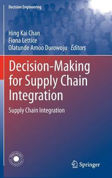 portada decision-making for supply chain integration (en Inglés)