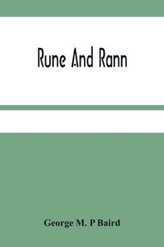 portada Rune And Rann (en Inglés)