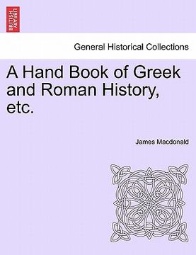 portada a hand book of greek and roman history, etc.