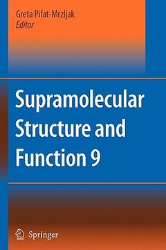 portada supramolecular structure and function 9 (en Inglés)