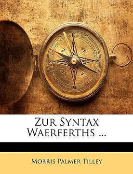 portada Zur Syntax Waerferths ... (en Alemán)