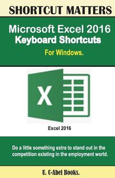 portada Microsoft Excel 2016 Keyboard Shortcuts For Windows (en Inglés)