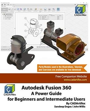 portada Autodesk Fusion 360: A Power Guide for Beginners and Intermediate Users (en Inglés)