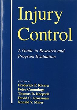 portada Injury Control: A Guide to Research and Program Evaluation (en Inglés)
