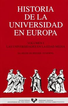 portada Historia de la Universidad en Europa. Vol. 1. Las Universidades en la Edad Media