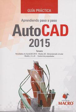 portada Guia Practica Aprendiendo Paso a Paso Autocad 2015 C/Cd