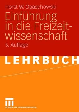 portada Einführung in die Freizeitwissenschaft (in German)