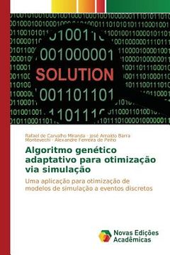 portada Algoritmo genético adaptativo para otimização via simulação (in Portuguese)