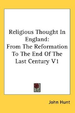 portada religious thought in england: from the reformation to the end of the last century v1