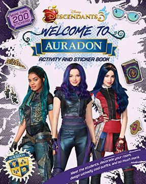 portada Welcome to Auradon: A Descendants 3 Sticker and Activity Book 