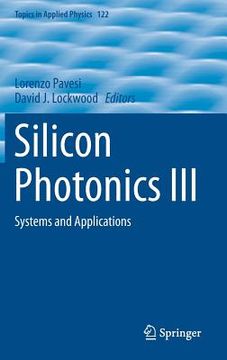 portada silicon photonics iii (en Inglés)