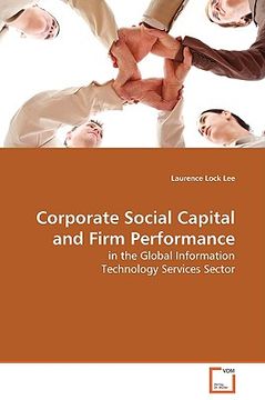 portada corporate social capital and firm performance (en Inglés)