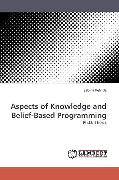 portada aspects of knowledge and belief-based programming (en Inglés)
