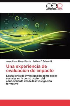 portada una experiencia de evaluaci n de impacto (en Inglés)