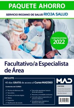 portada Paquete Ahorro Facultativo/A Especialista de Área Servicio Riojano de Salud (Seris) (in Spanish)