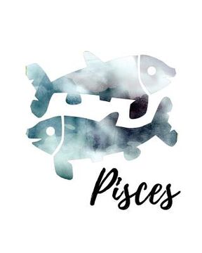 portada Pisces: Pisces Cornell Notes Gray (in English)
