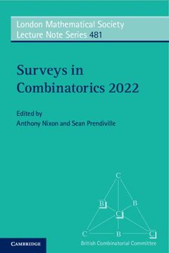 portada Surveys in Combinatorics 2022 (London Mathematical Society Lecture Note Series, Series Number 481) (in English)