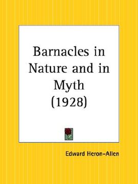 portada barnacles in nature and in myth (en Inglés)