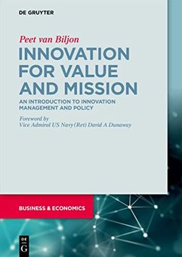 portada Innovation for Value and Mission an Introduction to Innovation Management and Policy (en Inglés)