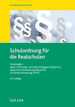 portada Schulordnung für die Realschulen (en Alemán)