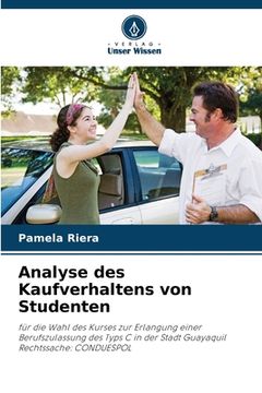 portada Analyse des Kaufverhaltens von Studenten (in German)