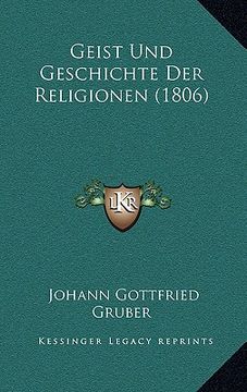 portada Geist Und Geschichte Der Religionen (1806) (en Alemán)