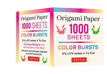 portada Origami Paper Color Burst 1,000 Sheets 2 3 (en Inglés)