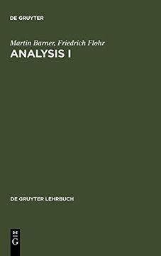 portada Martin Barner, Friedrich Flohr Analysis i: 5. Auflage (en Alemán)