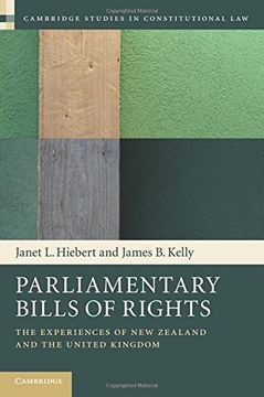 portada Parliamentary Bills of Rights (Cambridge Studies in Constitutional Law) (en Inglés)