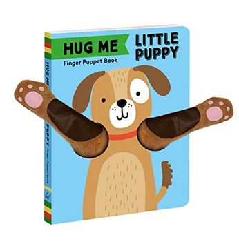 portada Hug me Little Puppy: Finger Puppet Book (en Inglés)