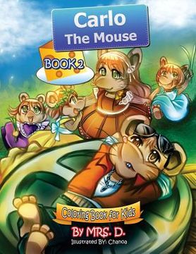 portada Carlo the Mouse: Coloring & Activity Kids Book 2 (in English)