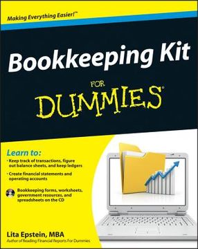 portada bookkeeping kit for dummies (en Inglés)
