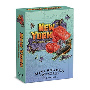 portada Wendy Gold new York Shaped Mini Puzzle, 100 Pieces, 8” x 9. 75” – Die-Cut Jigsaw Puzzle Featuring art by Bestselling Artist Wendy Gold – Makes a Great Gift Idea